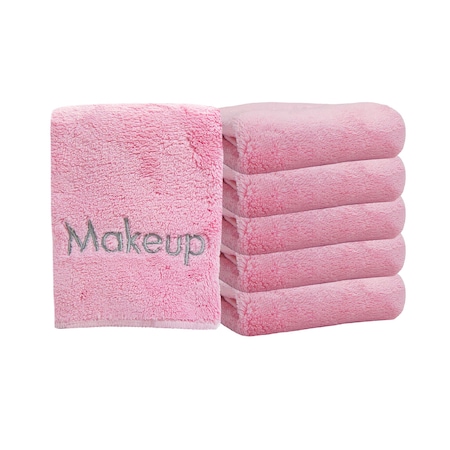 Monarch Brands Makeup Coral Fleece Towels - Pink, 6PK PNP-MU-PINK